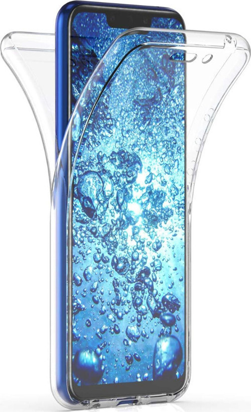 Huawei Mate 20 Lite Kılıf 6 tarafı tam full koruma 360 Clear Soft Şeffaf