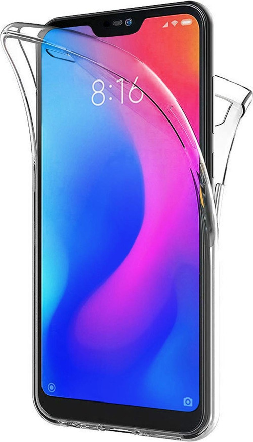 Xiaomi Mi A2 Lite Kılıf 6 tarafı tam full koruma 360 Clear Soft Şeffaf