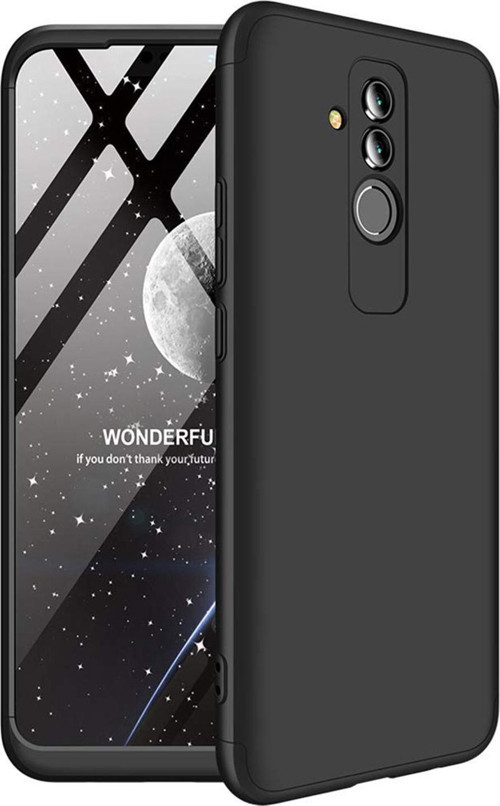 Huawei Mate 20 Lite Kılıf Double Dip 360 Protective Siyah
