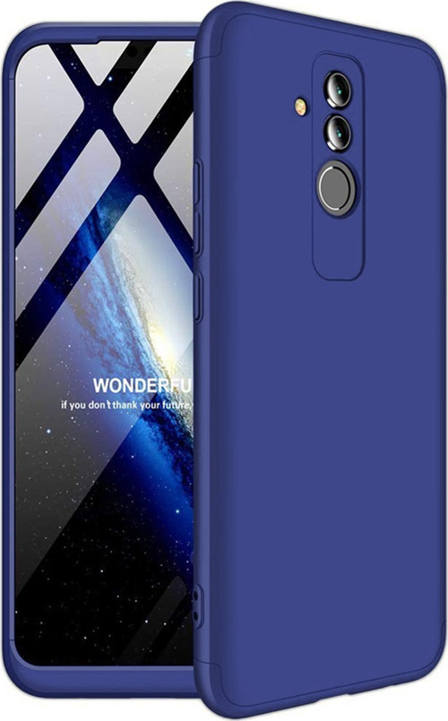 Huawei Mate 20 Lite Kılıf Double Dip 360 Protective Lacivert