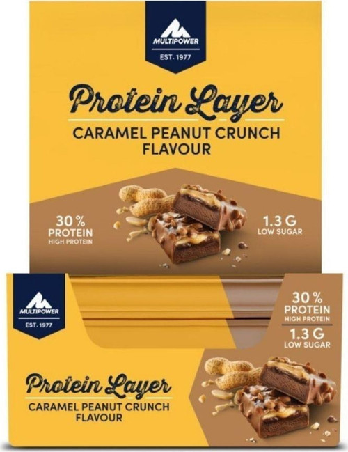 Multipower Protein Layer 50 Gr 18 Adet Karamel Yer Fıstığı