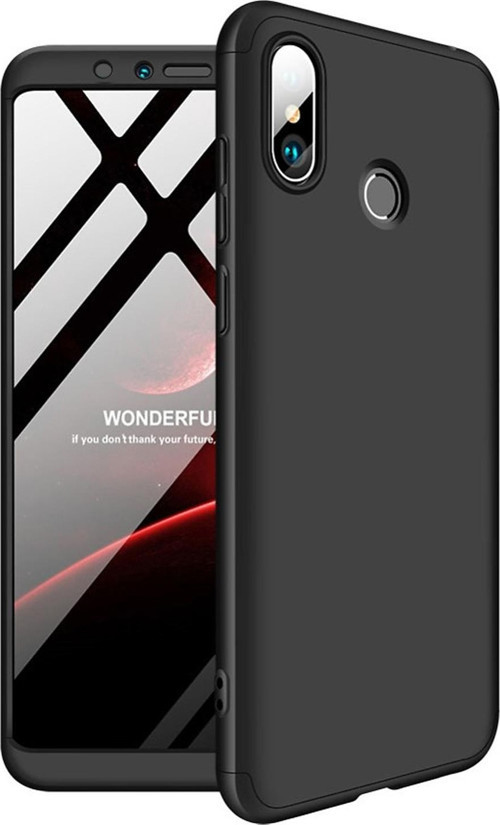 Xiaomi Mi A2 (Mi 6X) Kılıf Double Dip 360 Protective Siyah