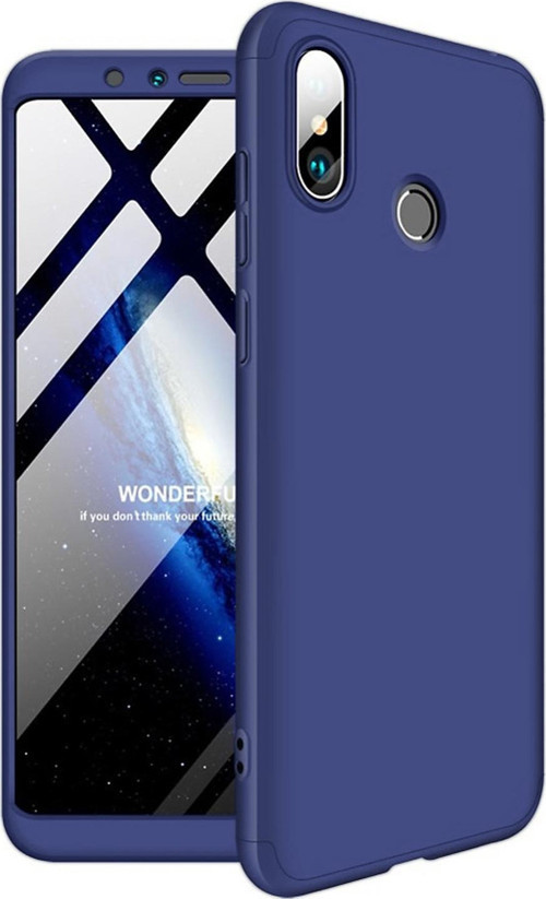 Xiaomi Mi A2 (Mi 6X) Kılıf Double Dip 360 Protective Lacivert