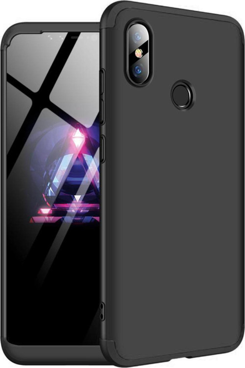 Xiaomi Mi 8 SE Kılıf Double Dip 360 Protective Siyah