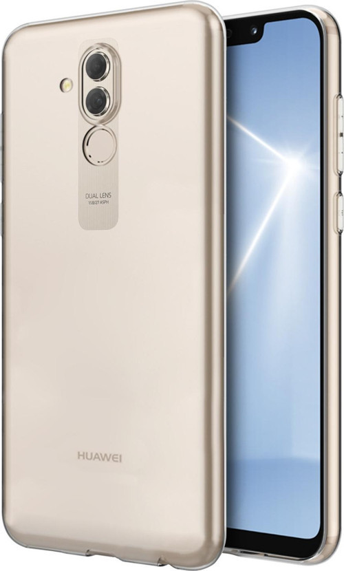 Huawei Mate 20 Lite Kılıf Transparent Soft Beyaz