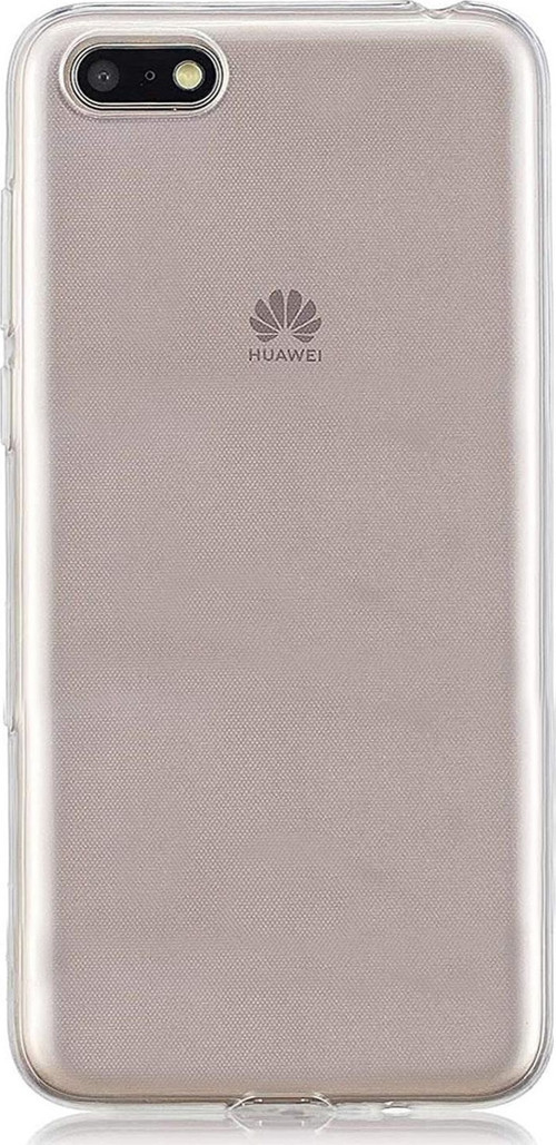 Huawei Y5 2018 Kılıf Transparent Soft Beyaz