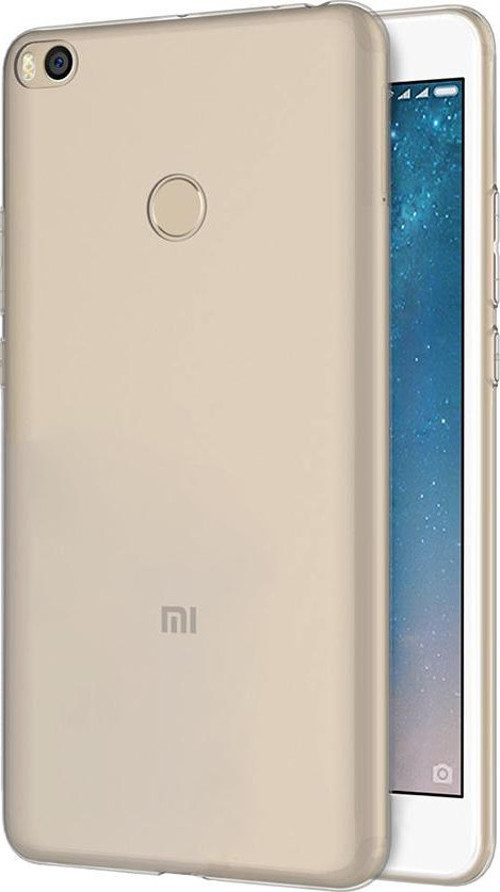 Xiaomi Mi Max 2 Kılıf Transparent Soft Beyaz