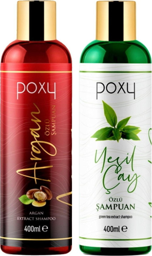 Argan Özlü Bakım Şampuanı 400 Ml & Ince Telli Saçlara Özel Yeşil Çay Özlü Şampuan 400 Ml