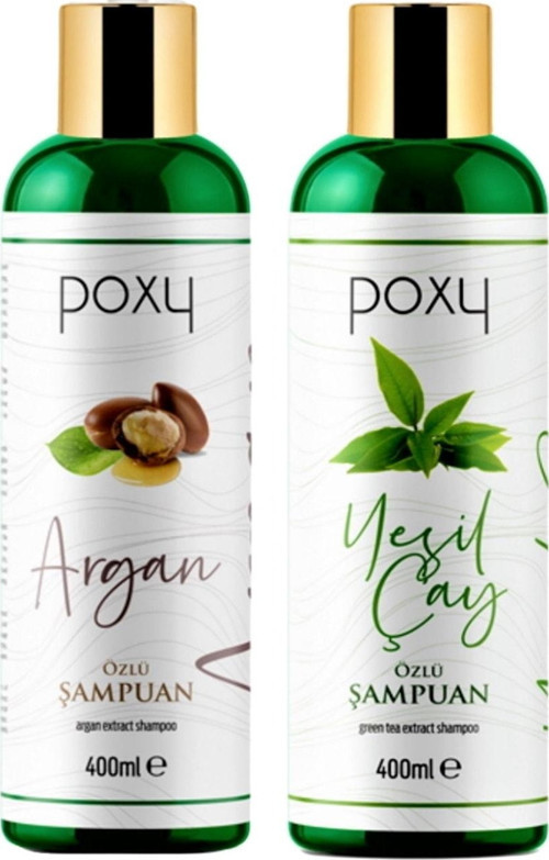 Tüm Saçlar Argan Özlü Şampuan 400 ml Ve İnce Telli Saçlara Özel Yeşil Çay Özlü Şampuan