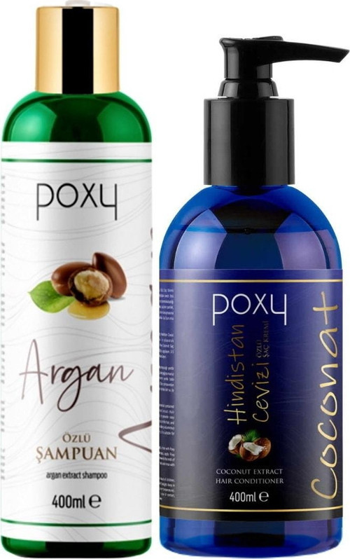 Tüm Saçlar Için Argan Özlü Şampuan 400 Ml & Hindistan Cevizi Özlü Saç Kremi 400 Ml