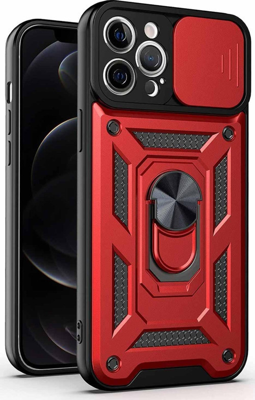 Apple iPhone 12 Pro Kılıf Impact Resistant Kırmızı