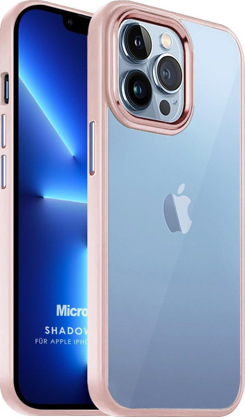 Apple iPhone 13 Pro Max Kılıf Shadow Planet Açık Pembe