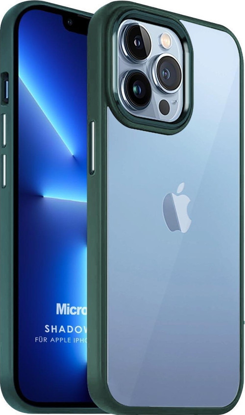 Apple iPhone 13 Pro Max Kılıf Shadow Planet Koyu Yeşil