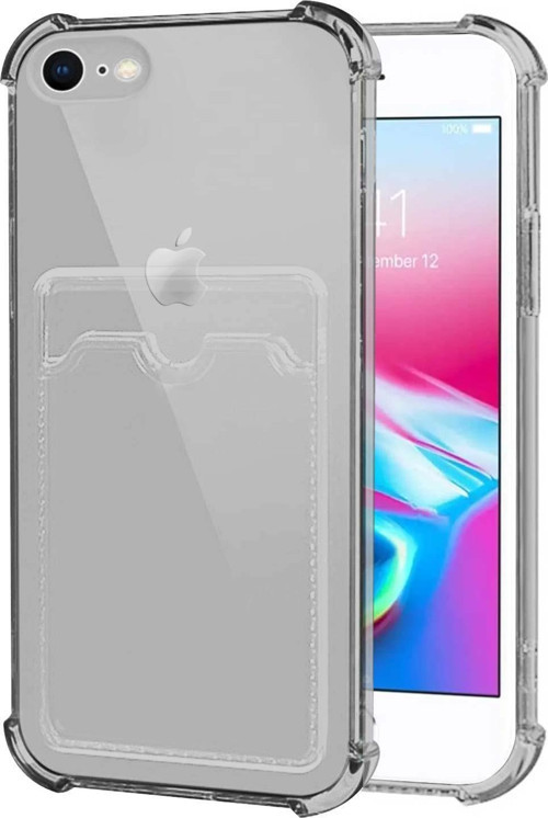 Apple iPhone 7 Card Slot Shock Kılıf Siyah
