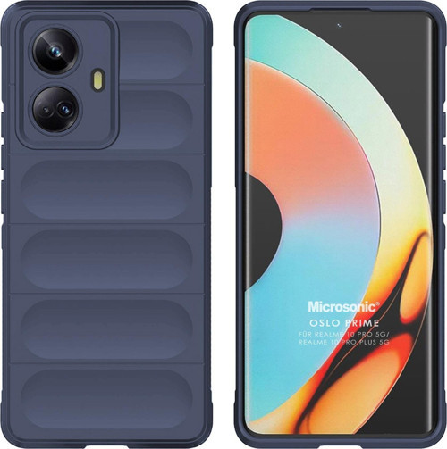 Realme 10 Pro Plus 5G Kılıf Oslo Prime Lacivert