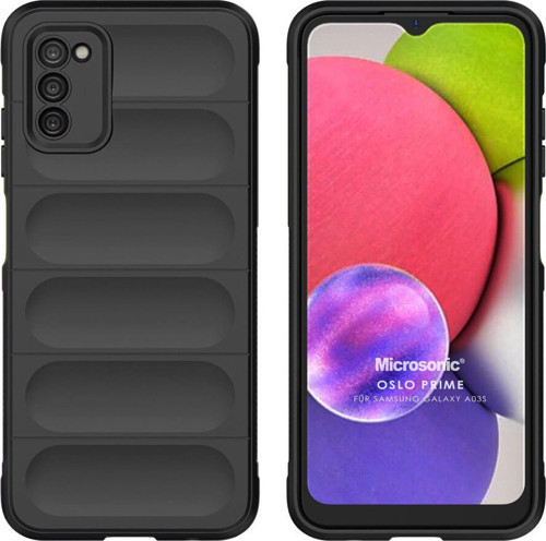 Samsung Galaxy A03s Kılıf Oslo Prime Siyah
