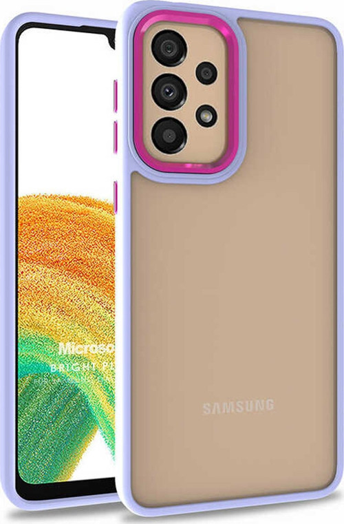 Samsung Galaxy A32 4G Kılıf Bright Planet Lila