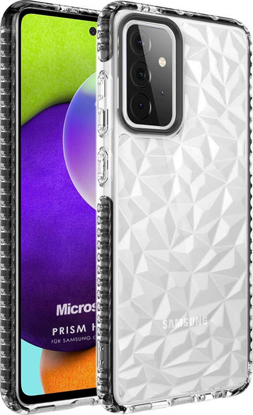 Samsung Galaxy A72 Kılıf Prism Hybrid Siyah