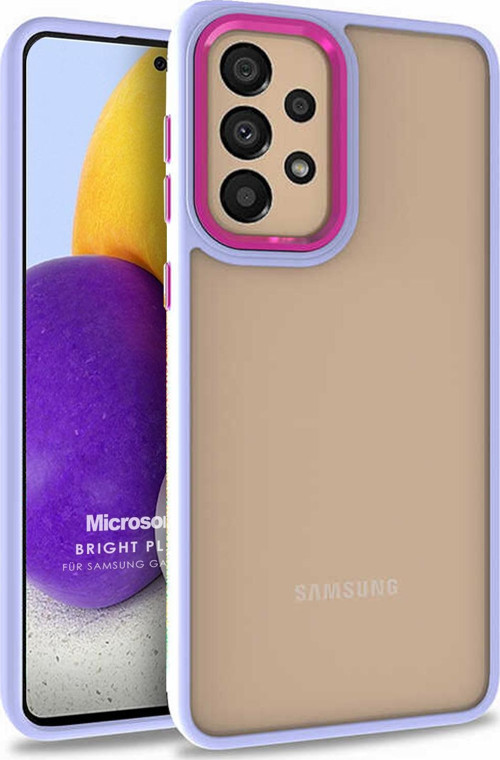 Samsung Galaxy A53 5G Kılıf Bright Planet Lila