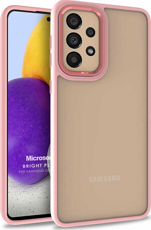 Samsung Galaxy A53 5G Kılıf Bright Planet Rose Gold