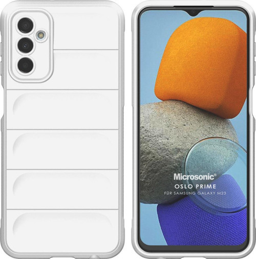 Samsung Galaxy M23 Kılıf Oslo Prime Beyaz