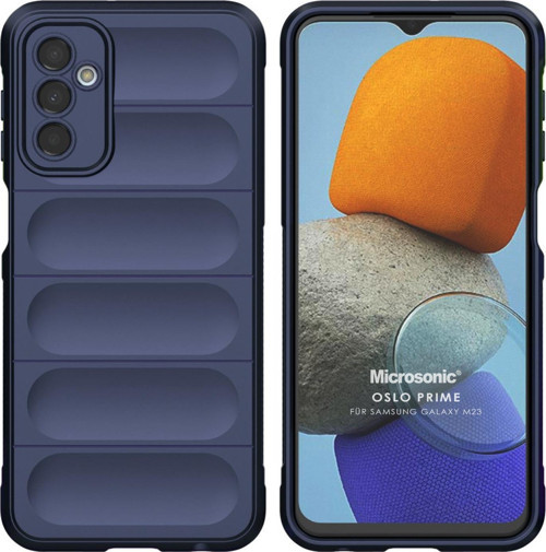 Samsung Galaxy M23 Kılıf Oslo Prime Lacivert