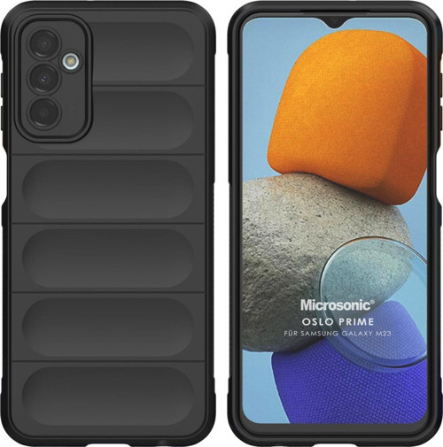 Samsung Galaxy M23 Kılıf Oslo Prime Siyah
