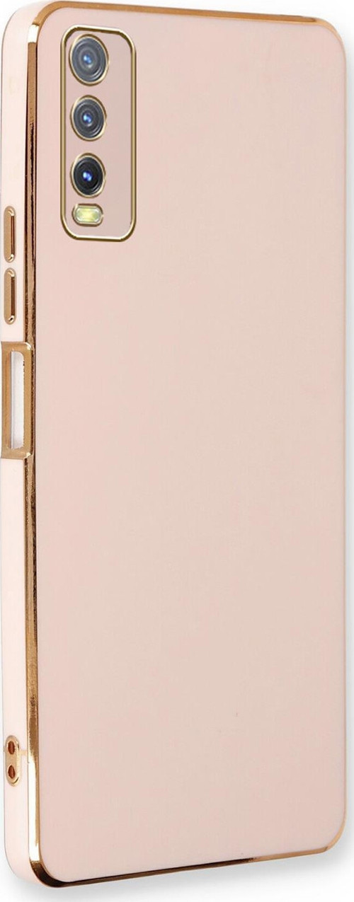 Vivo Y11s Kılıf Olive Plated Pembe