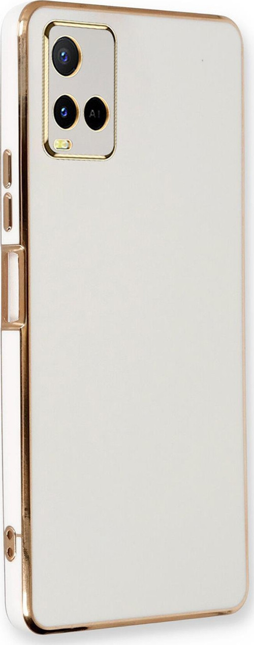 Vivo Y32 Kılıf Olive Plated Beyaz