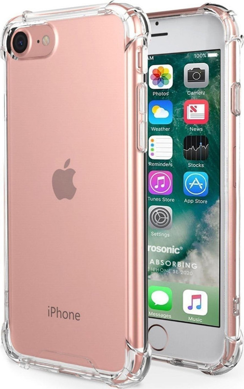 Shock Absorbing Kılıf Apple iPhone SE 2022 Şeffaf