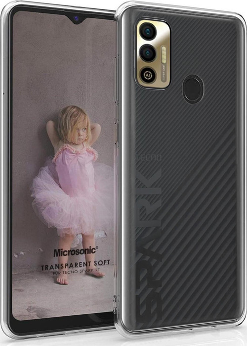 TECNO Spark 7T Kılıf Transparent Soft Şeffaf