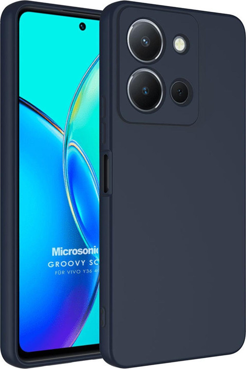Vivo Y36 Kılıf Groovy Soft Lacivert