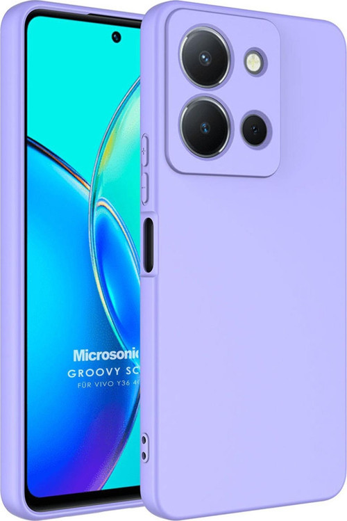 Vivo Y36 Kılıf Groovy Soft Lila