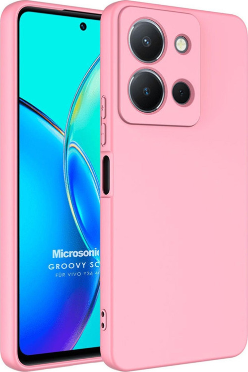 Vivo Y36 Kılıf Groovy Soft Pembe