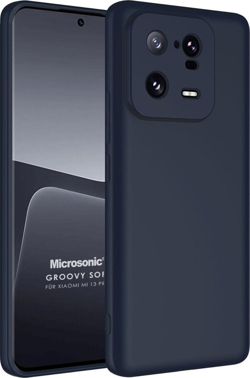Xiaomi Mi 13 Pro Kılıf Groovy Soft Lacivert
