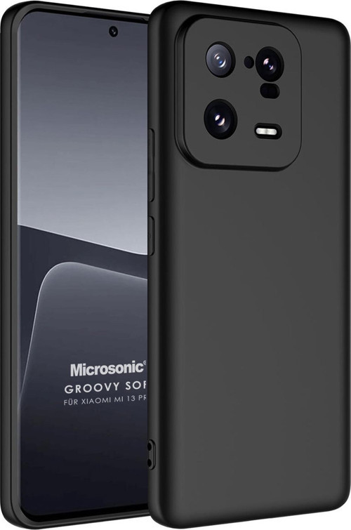 Xiaomi Mi 13 Pro Kılıf Groovy Soft Siyah