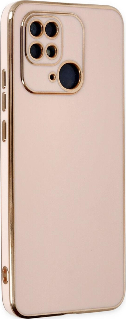 Xiaomi Poco C40 Kılıf Olive Plated Pembe