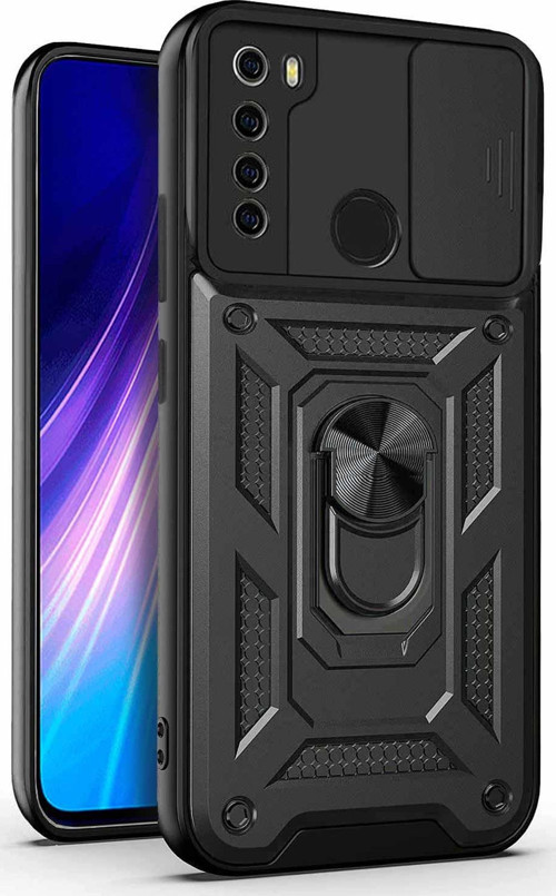 Xiaomi Redmi Note 8 Kılıf Impact Resistant Siyah