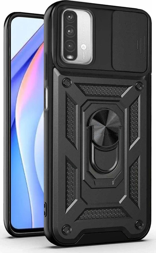 Xiaomi Redmi Note 9 4G Kılıf Impact Resistant Siyah