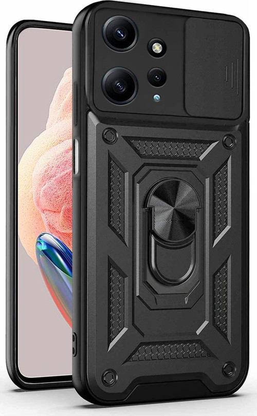 Xiaomi Redmi Note 12 4G Kılıf Impact Resistant Siyah