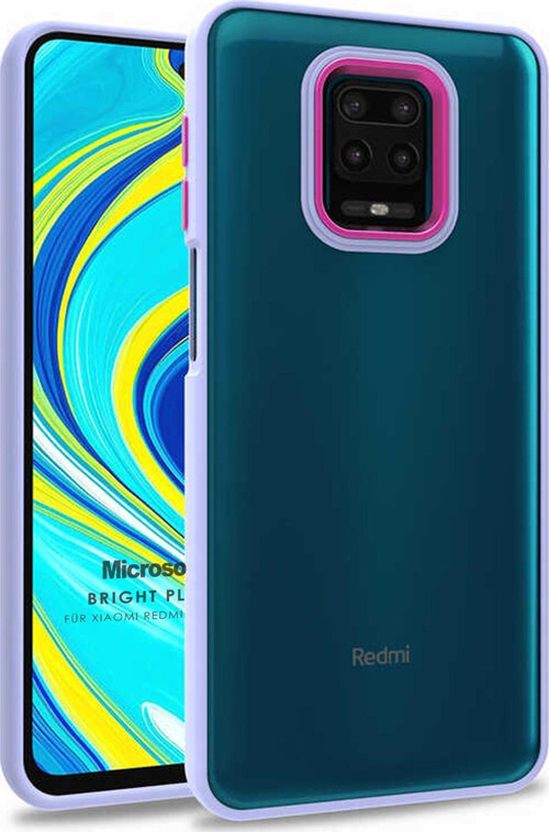 Xiaomi Redmi Note 9 Pro Kılıf Bright Planet Lila