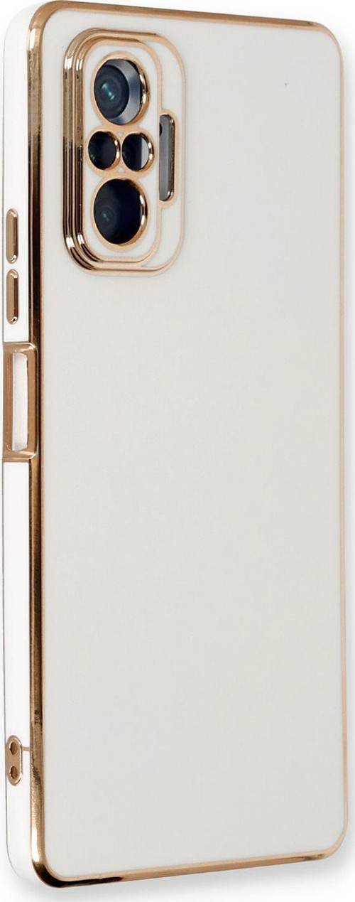 Xiaomi Redmi Note 10 Pro Max Kılıf Olive Plated Beyaz