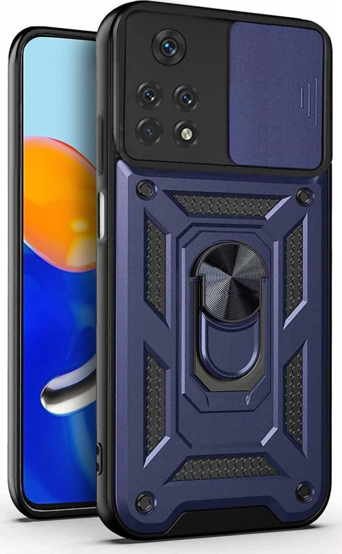 Xiaomi Redmi Note 12 Pro 4G Kılıf Impact Resistant Lacivert