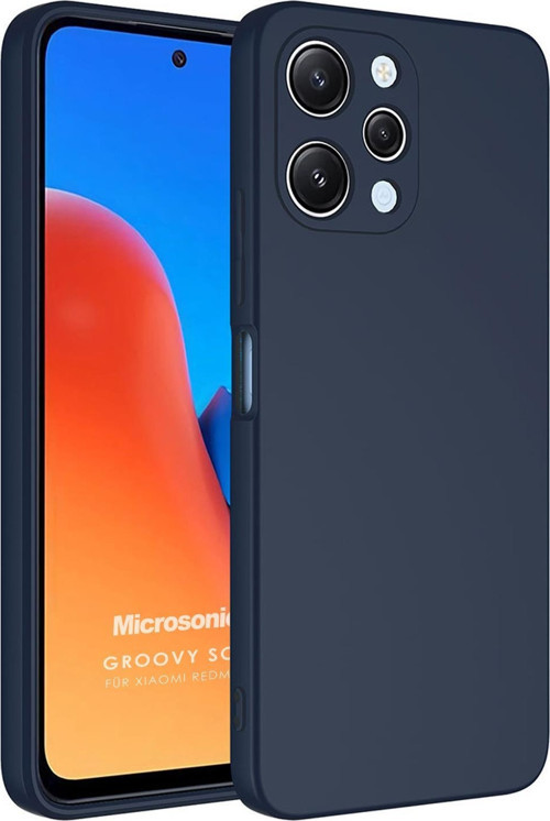 Xiaomi Redmi 12 Kılıf Groovy Soft Lacivert