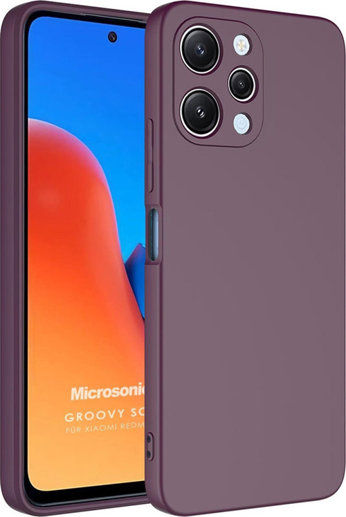 Xiaomi Redmi 12 Kılıf Groovy Soft Mor