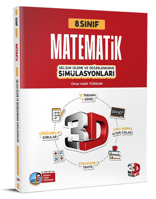 3D 2026 8. Sınıf Lgs Matematik Simülasyon Branş Deneme