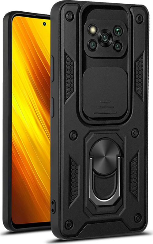 Xiaomi Poco X3 NFC Kılıf Impact Resistant Siyah