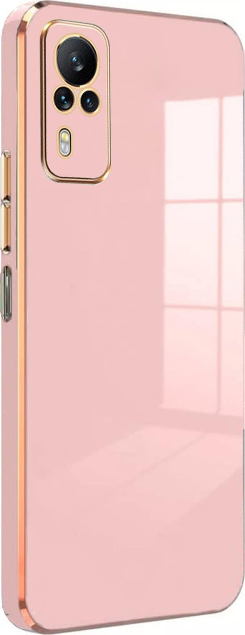 Vivo Y31 Kılıf Olive Plated Pembe