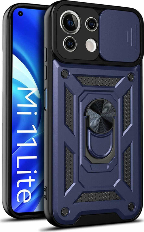 Xiaomi Mi 11 Lite Kılıf Impact Resistant Lacivert