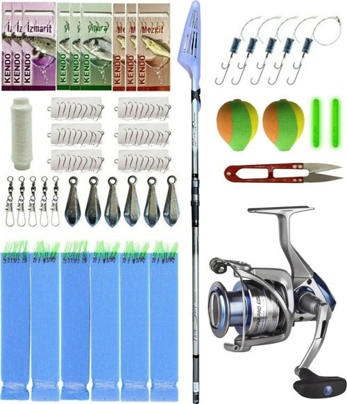 YekOutdoor Okuma Surf Kamışı Olta Seti Okuma Wave Power Tele Surf 3.90 cm Surf Kamışı&Okuma Safina Pro 8000 Olta Makines
